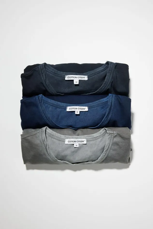 COTTON CITIZEN Classic Crewneck Tee 3Pack City Pack Men 3Packs COTTON CITIZEN Classic Crewneck Tee 3Pack City Pack Men 3Packs