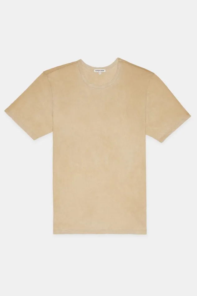 COTTON CITIZEN Classic Crewneck Tee Vintage Cashew Men Tees COTTON CITIZEN Classic Crewneck Tee Vintage Cashew Men Tees