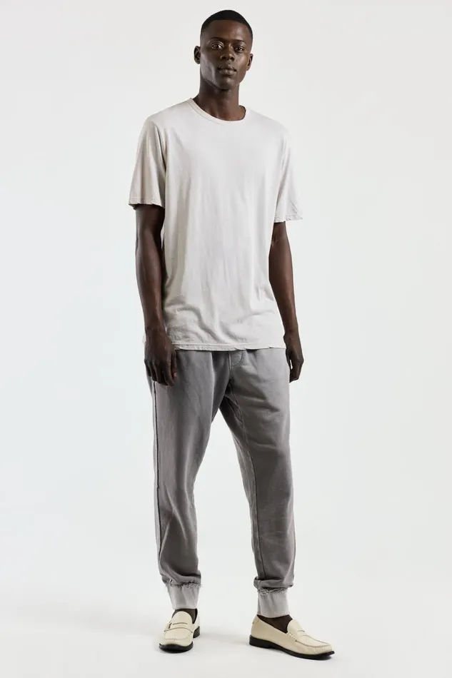 COTTON CITIZEN Classic Crewneck Tee Vintage Silver Men Tees COTTON CITIZEN Classic Crewneck Tee Vintage Silver Men Tees
