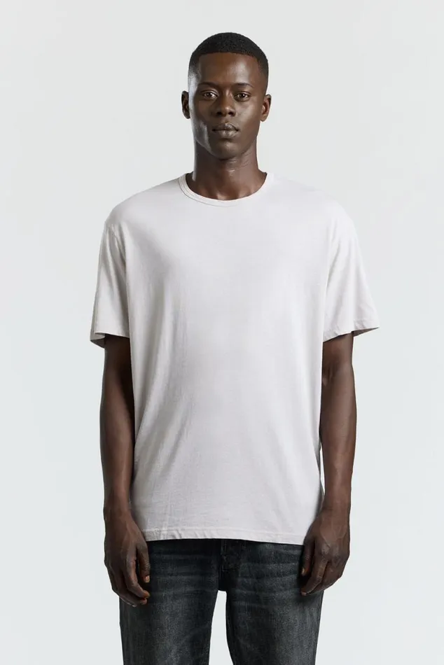 COTTON CITIZEN Classic Crewneck Tee Vintage White Stone Men Tees