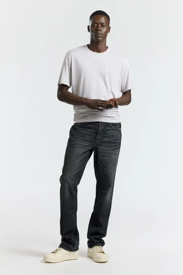 COTTON CITIZEN Classic Crewneck Tee Vintage White Stone Men Tees COTTON CITIZEN Classic Crewneck Tee Vintage White Stone Men Tees
