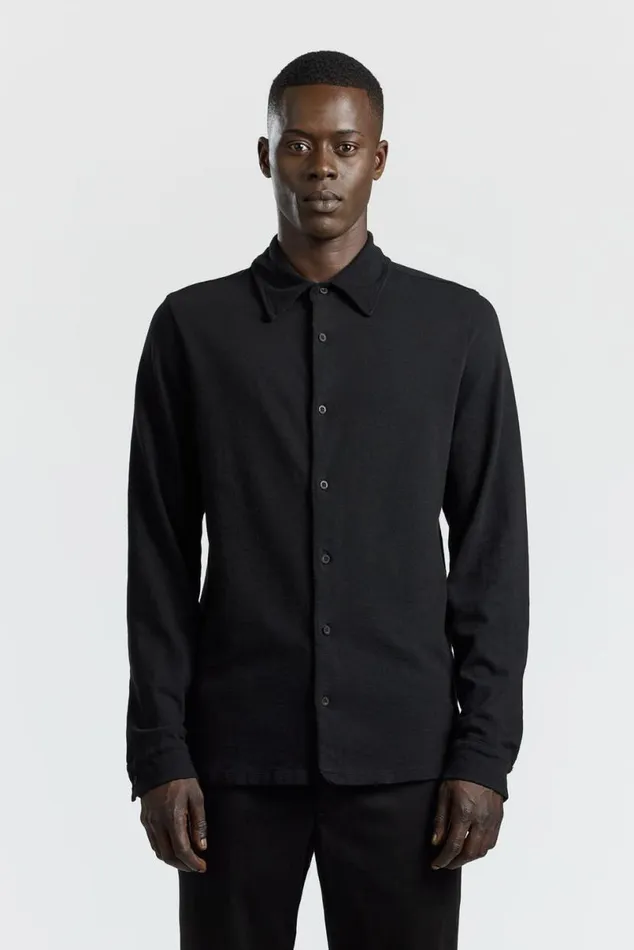 COTTON CITIZEN Presley Buttondown Jet Black Men Shirts