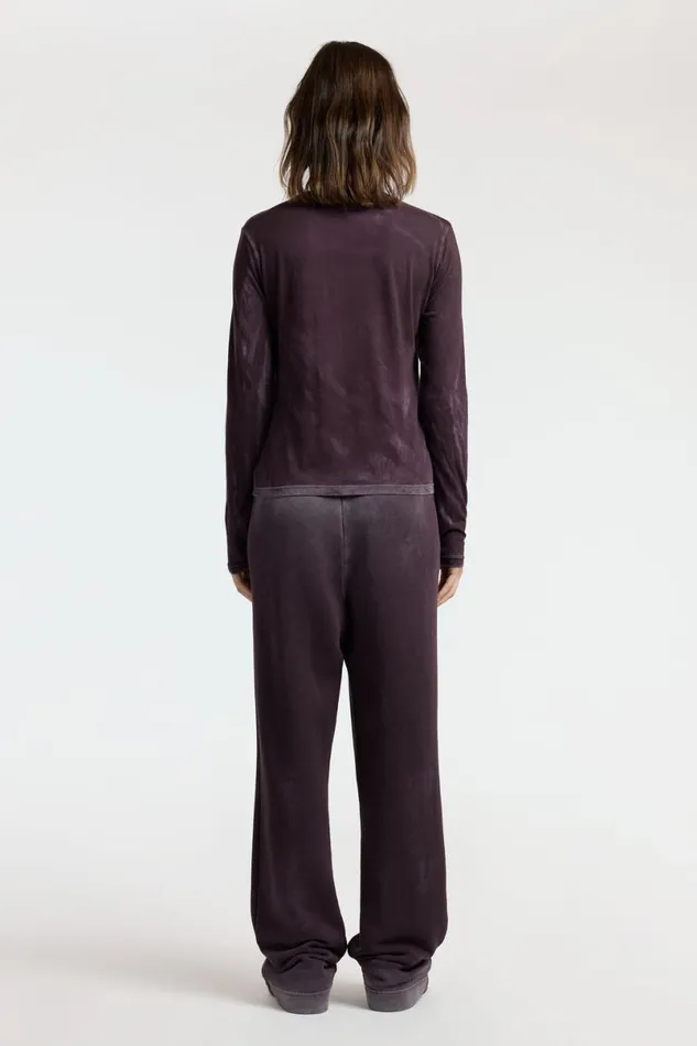 COTTON CITIZEN Standard Long Sleeve Shirt Vintage Eggplant Women Shirts COTTON CITIZEN Standard Long Sleeve Shirt Vintage Eggplant Women Shirts
