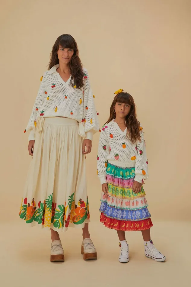 Crochet Fruit Kids Sweater Women FARM Rio Sweaters and Sweatshirts Crochet Fruit Kids Sweater Women FARM Rio Sweaters and Sweatshirts