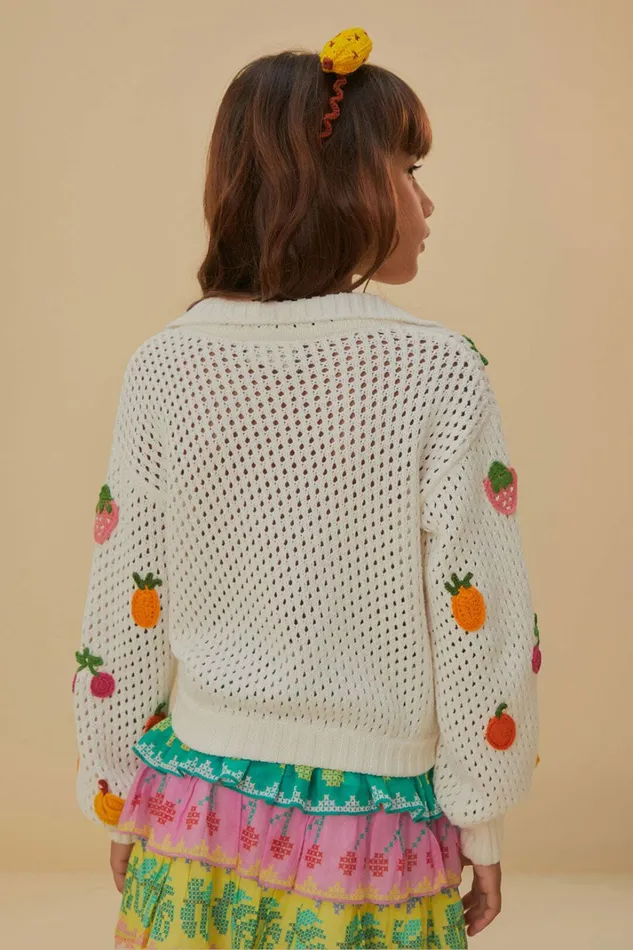 Crochet Fruit Kids Sweater Women FARM Rio Sweaters and Sweatshirts Crochet Fruit Kids Sweater Women FARM Rio Sweaters and Sweatshirts