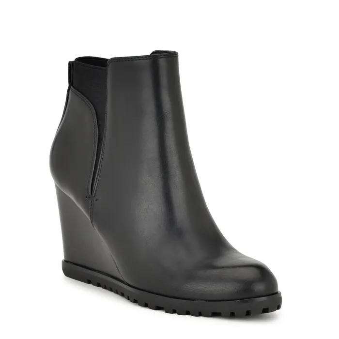 Curtis Wedge Booties Curtis Wedge Booties