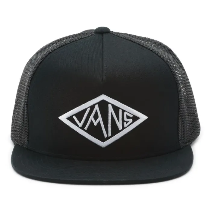 Dak Diamond Trucker Hat Black Hats and Beanies Vans Men Dak Diamond Trucker Hat Black Hats and Beanies Vans Men