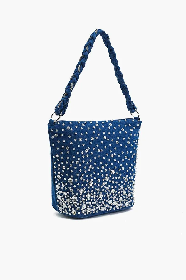 Denim Dazzle Beaded Bag Denim Dazzle Beaded Bag