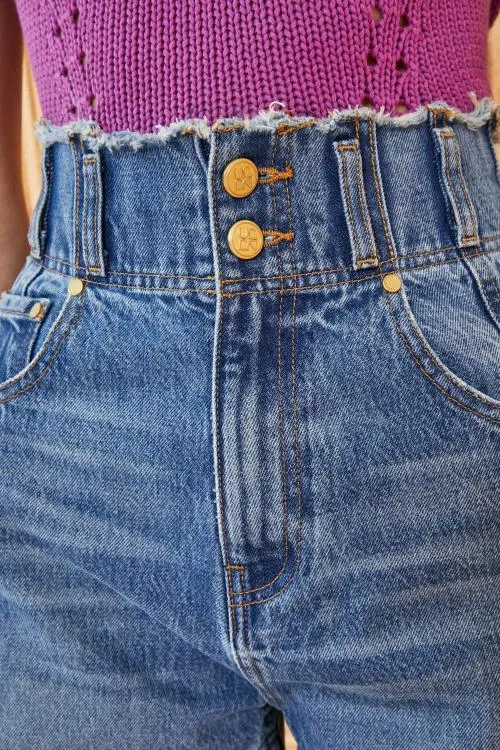 Denim Women Ulla Johnson The Charlotte Short Danube Medium Indigo Wash Denim Women Ulla Johnson The Charlotte Short Danube Medium Indigo Wash