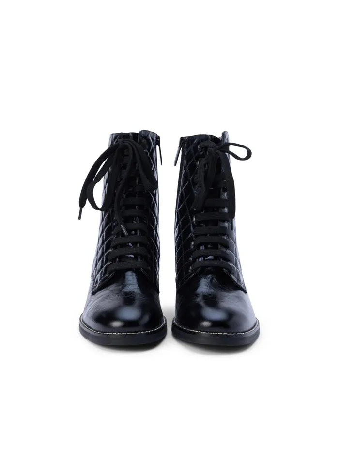 Desiree Patent Leather Boot Black Patent Women L039Agence Boots and Booties Desiree Patent Leather Boot Black Patent Women L039Agence Boots and Booties