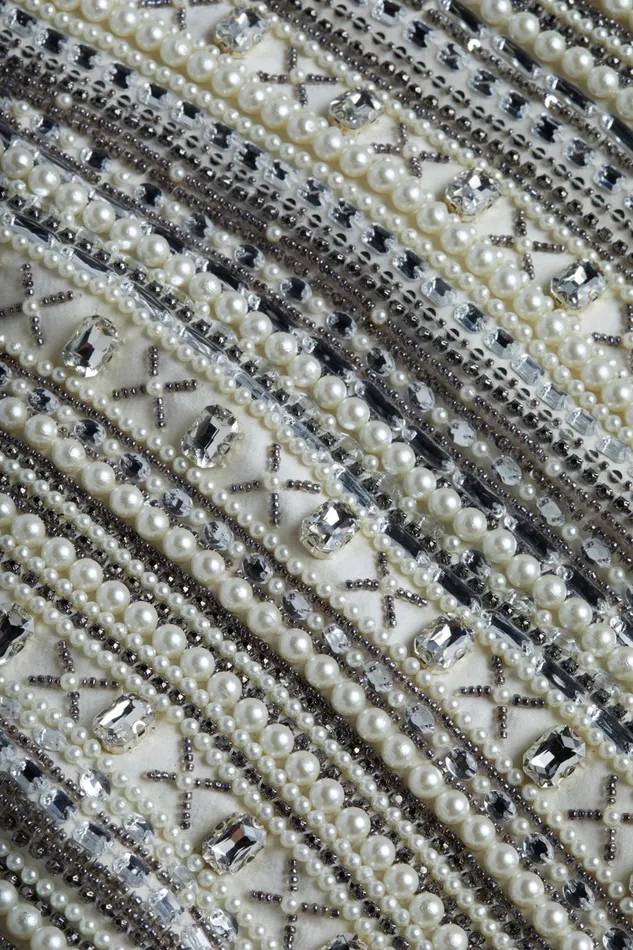 Diamond Crystal Embellished Dress Crystal Bead Mix Women L039Agence Dresses and Jumpsuits Diamond Crystal Embellished Dress Crystal Bead Mix Women L039Agence Dresses and Jumpsuits