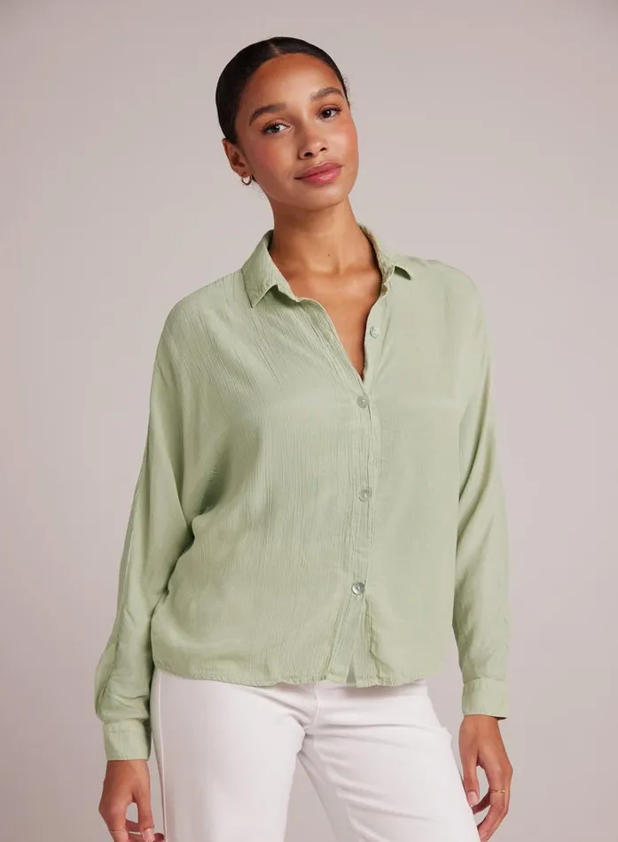 Dolman Sleeve Button Down 8211 Coastal Sage Women Bella Dahl Button Down