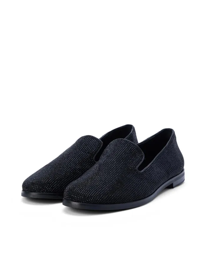 Dominik Crystal Loafer Black Crystal Women L039Agence Flats and Loafers Dominik Crystal Loafer Black Crystal Women L039Agence Flats and Loafers