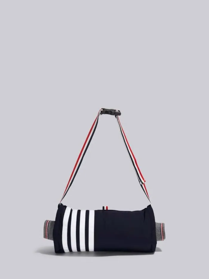 Down Filled Poly Twill 4bar Football Muff Navy Women Thom Browne Novelty And Knits