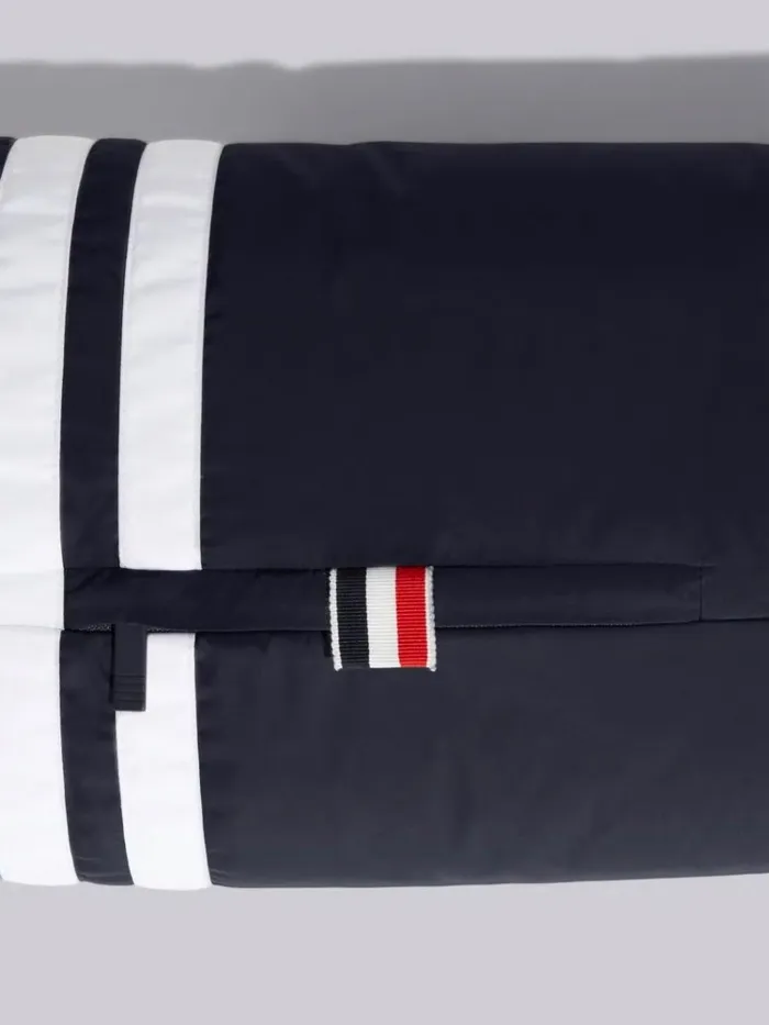 Down Filled Poly Twill 4bar Football Muff Navy Women Thom Browne Novelty And Knits