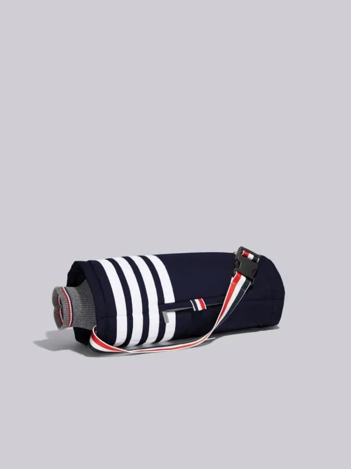 Down Filled Poly Twill 4bar Football Muff Navy Women Thom Browne Novelty And Knits