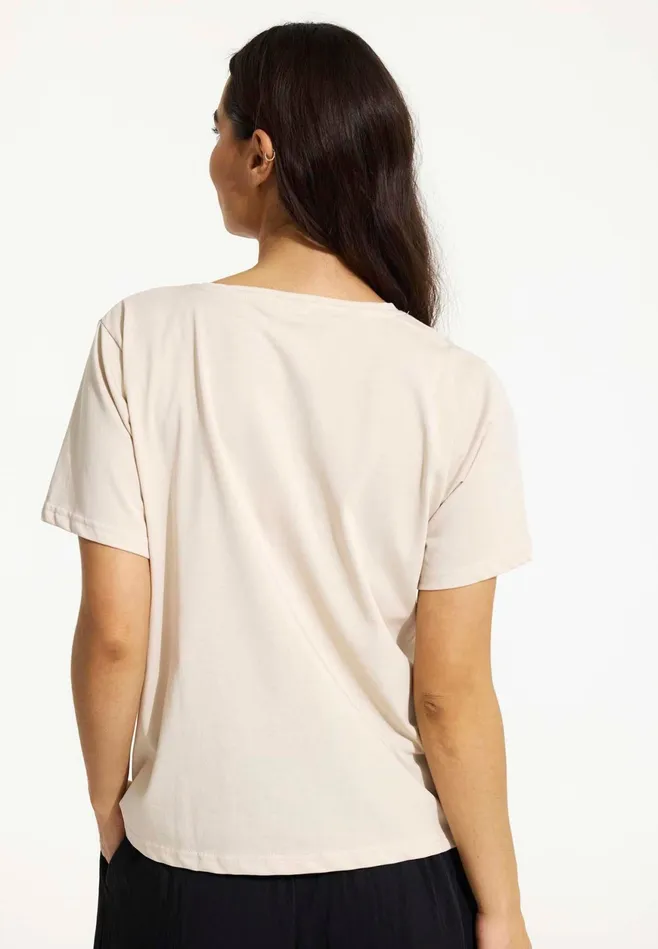 DREAM TSHIRT 16393 005 Cream 005 Women IN FRONT TOPS TSHIRTS