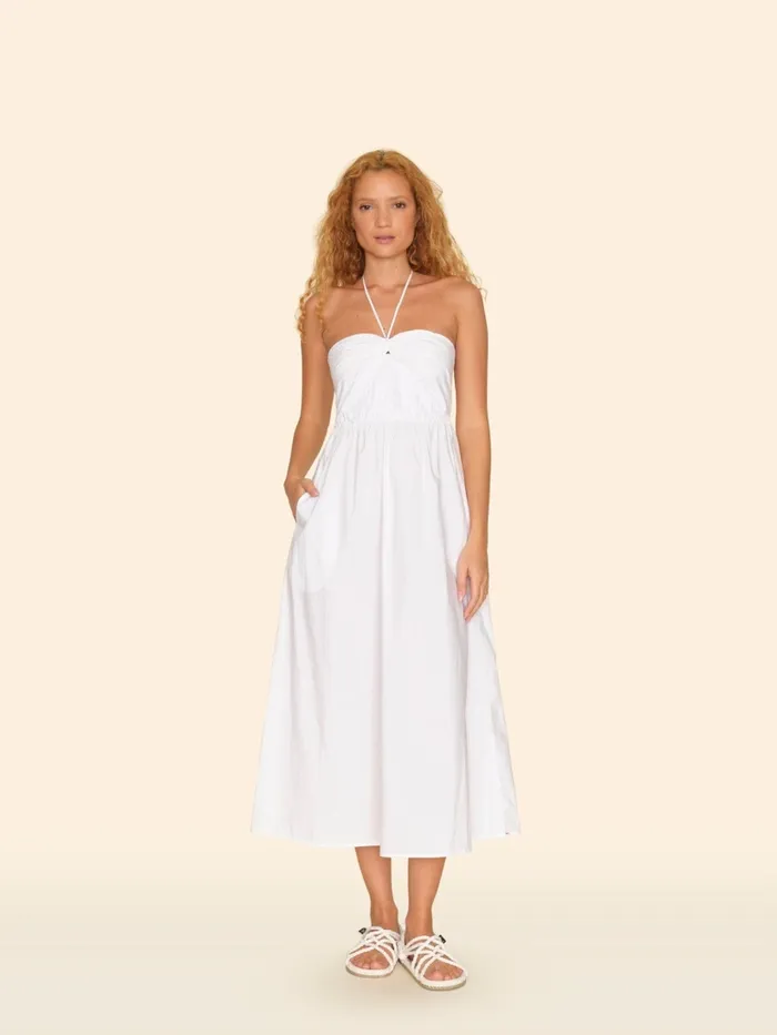 Dresses White Adilyn Dress 8211 XRENA Women Dresses White Adilyn Dress 8211 XRENA Women
