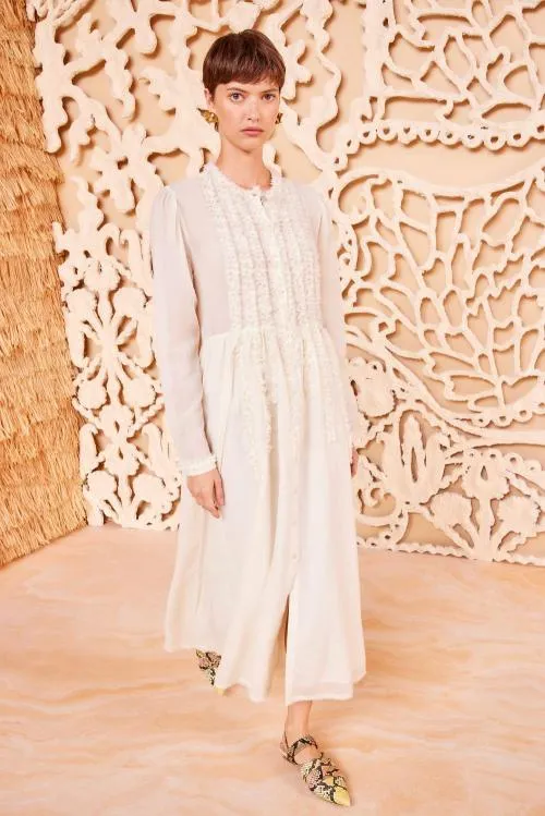 Dresses Women Ulla Johnson Leonie Dress Cowrie Dresses Women Ulla Johnson Leonie Dress Cowrie