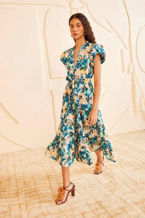 Dresses Women Ulla Johnson Ottilie Dress Delphinium