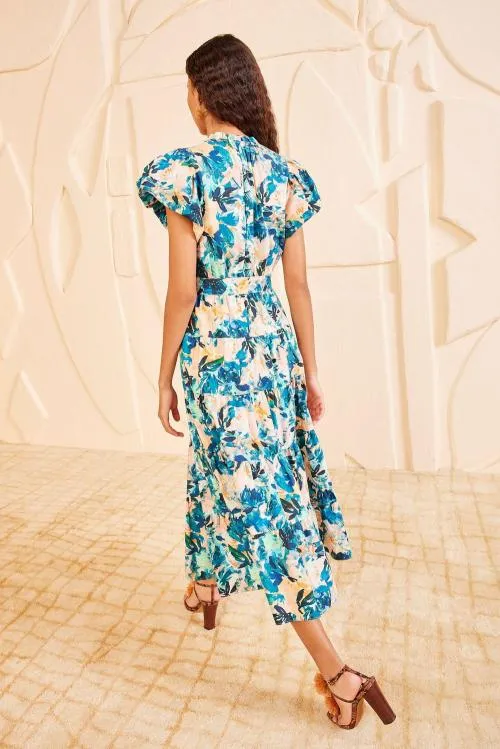 Dresses Women Ulla Johnson Ottilie Dress Delphinium Dresses Women Ulla Johnson Ottilie Dress Delphinium