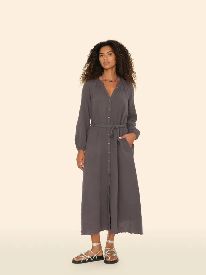 Dresses Women XRENA Charcoal Andrea Dress Dresses Women XRENA Charcoal Andrea Dress