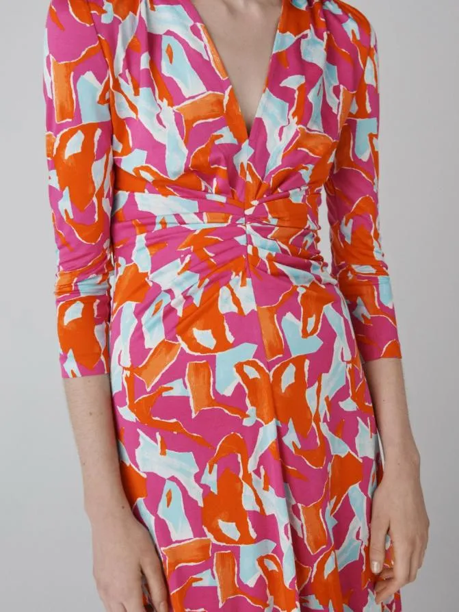 DVF Dresses Jerome Dress Tiny Island Camo Pink 8211 Women