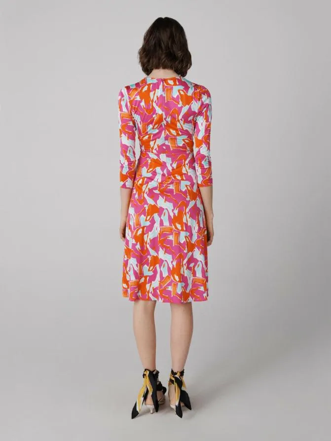 DVF Dresses Jerome Dress Tiny Island Camo Pink 8211 Women