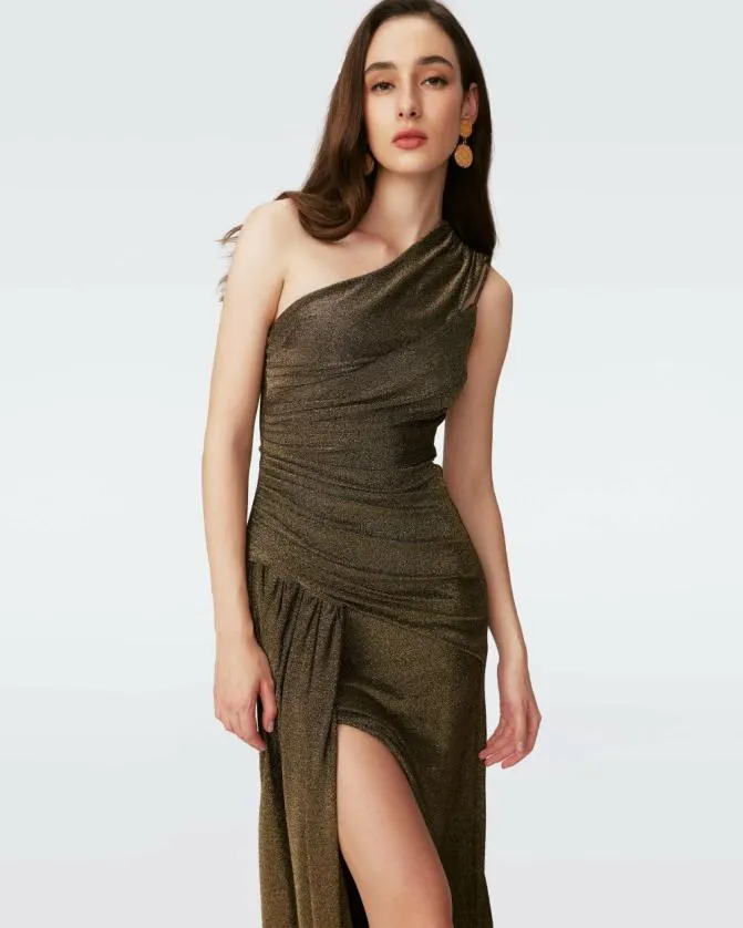 DVF Dresses Rafael Dress Golden Brown 8211 Women