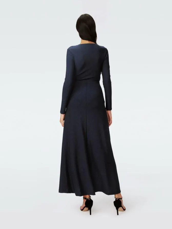 DVF Dresses Raffi Dress Metallic Midnight 8211 Women
