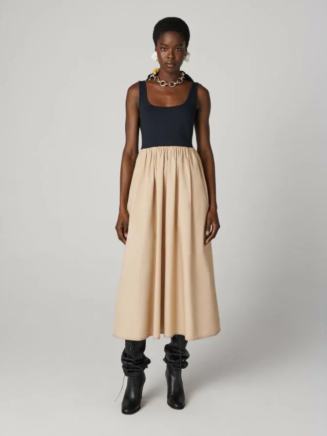 DVF Dresses Selena Dress Khaki And Midnight 8211 Women