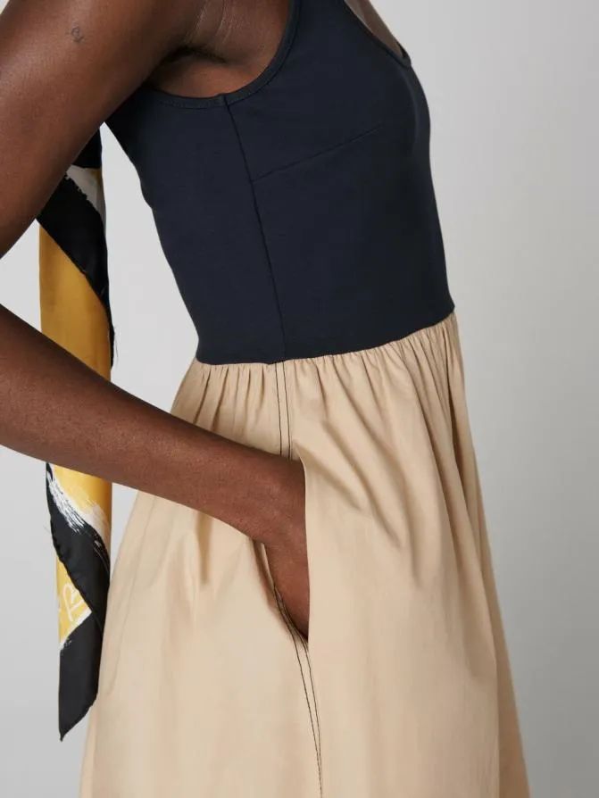 DVF Dresses Selena Dress Khaki And Midnight 8211 Women