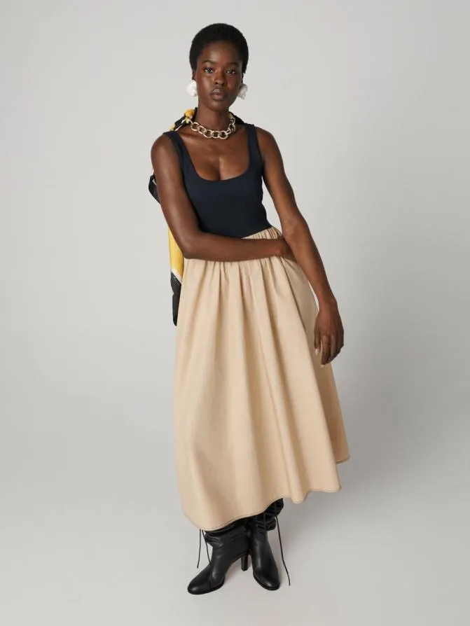 DVF Dresses Selena Dress Khaki And Midnight 8211 Women