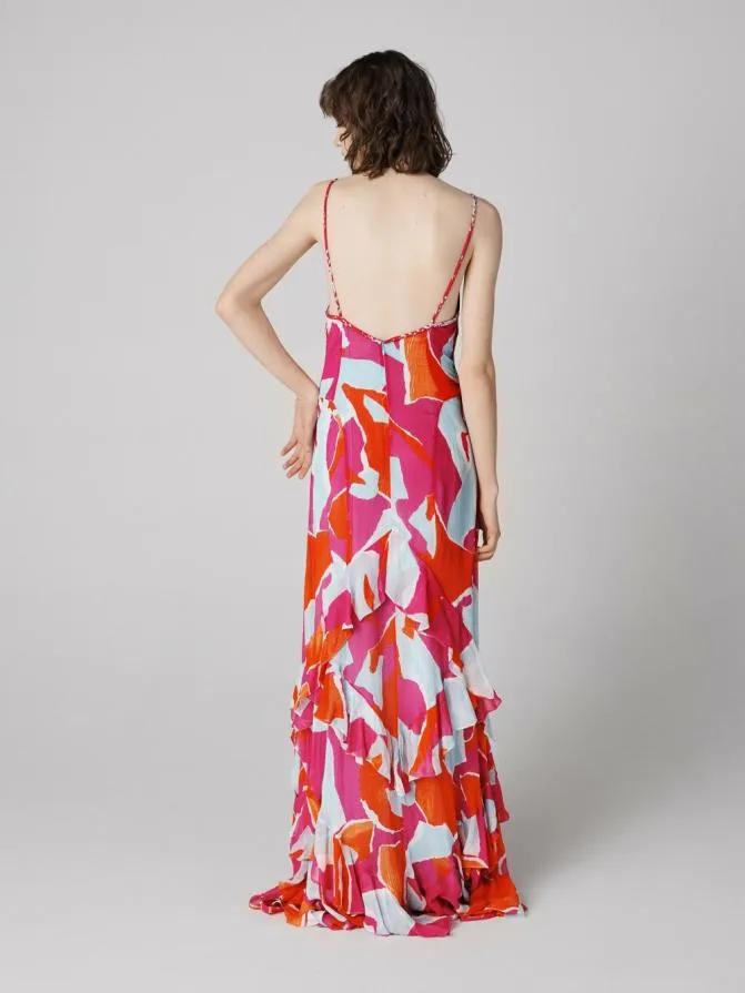DVF Dresses Stella Dress Giant Island Camo Pink 8211 Women