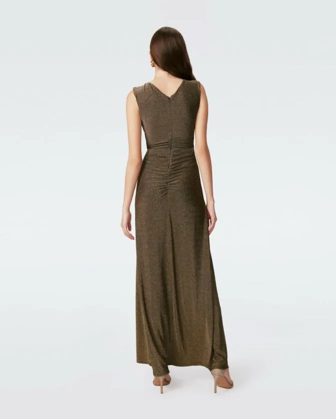 DVF Dresses Tomas Dress Golden Brown 8211 Women