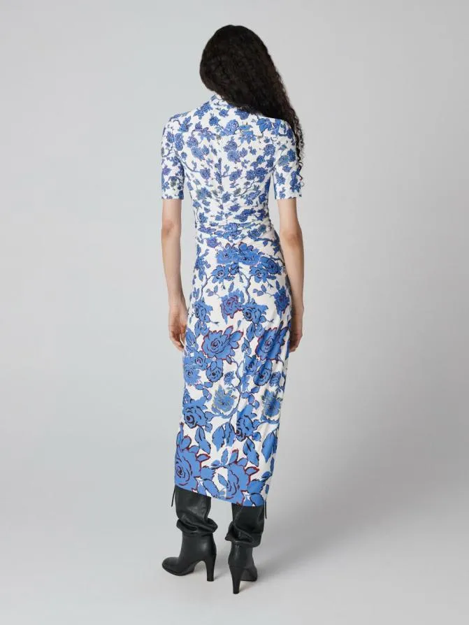 DVF Dresses Zoey Dress Heritage Vine Degrade 8211 Women