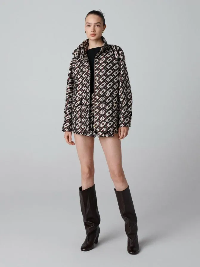 DVF Jackets and Coats Karlie Jacket Cane Link Brown 8211 Women