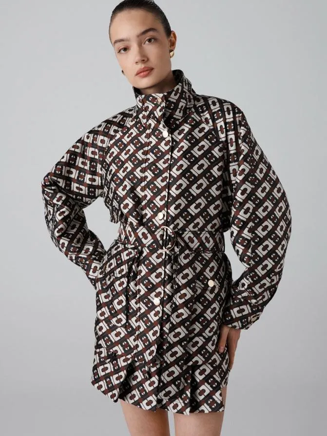 DVF Jackets and Coats Karlie Jacket Cane Link Brown 8211 Women