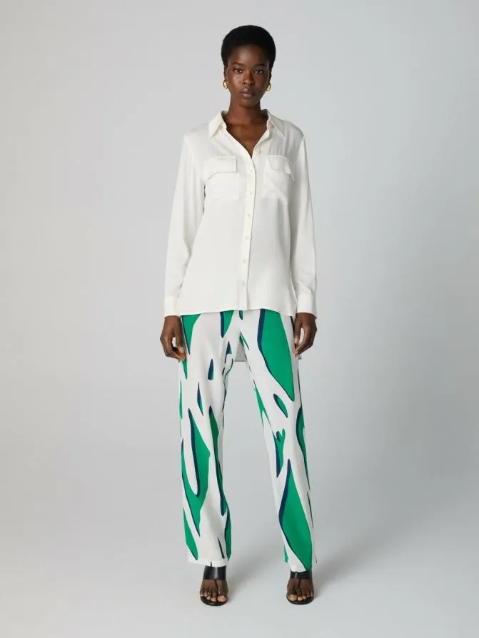 DVF Shirts and Tops Emanuelle Top Ivory 8211 Women