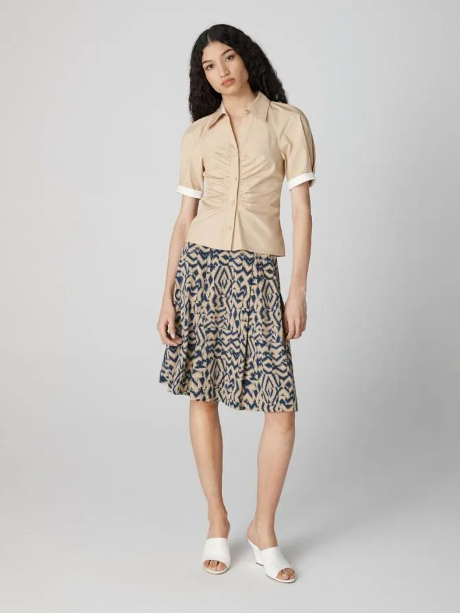 DVF Skirts Atlas Skirt Tiny Troy Maze Beige 8211 Women