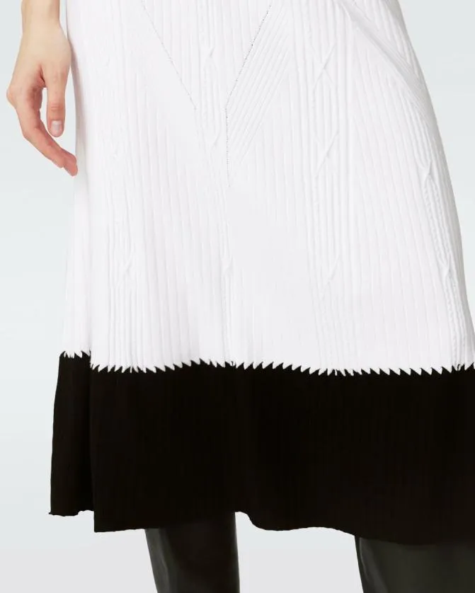 DVF Skirts Benedetta Skirt Ivory And Black 8211 Women