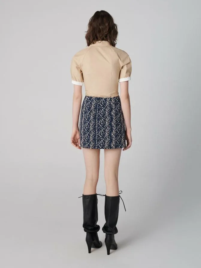 DVF Skirts Melina Mini Skirt Como Tweed 8211 Women