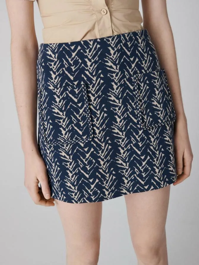 DVF Skirts Melina Mini Skirt Como Tweed 8211 Women