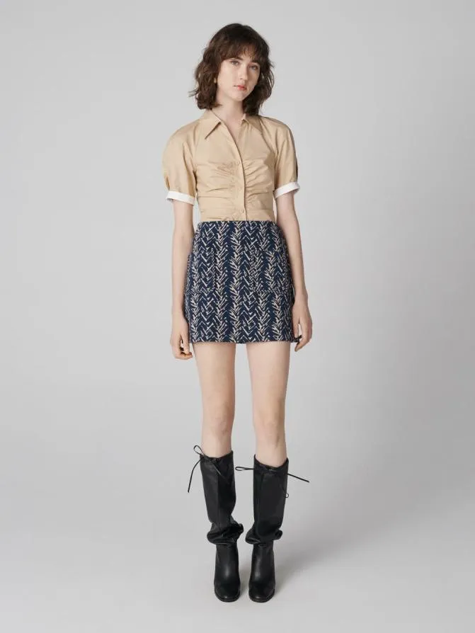DVF Skirts Melina Mini Skirt Como Tweed 8211 Women