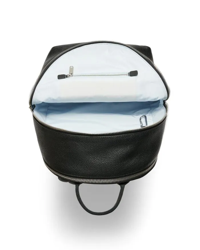 Ecco Backpacks Bags and Accessories ECCO Round Pack Large Pebbled Black Ecco Backpacks Bags and Accessories ECCO Round Pack Large Pebbled Black