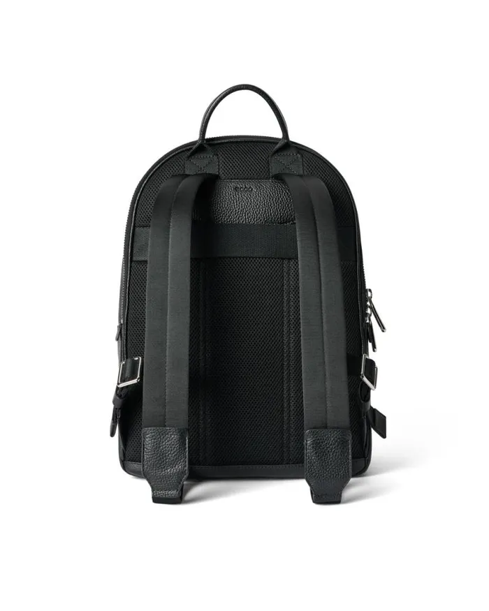 Ecco Backpacks Bags and Accessories ECCO Round Pack Large Pebbled Black Ecco Backpacks Bags and Accessories ECCO Round Pack Large Pebbled Black
