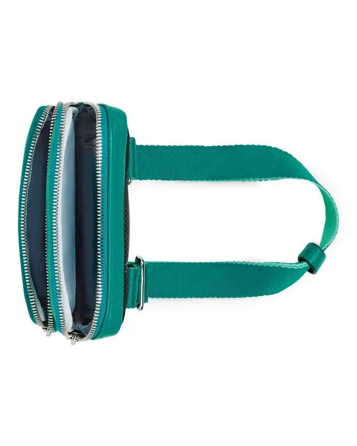 Ecco Crossbody and Shoulder Bags Bags and Accessories ECCO Flat Pouch Pebbled Green Ecco Crossbody and Shoulder Bags Bags and Accessories ECCO Flat Pouch Pebbled Green