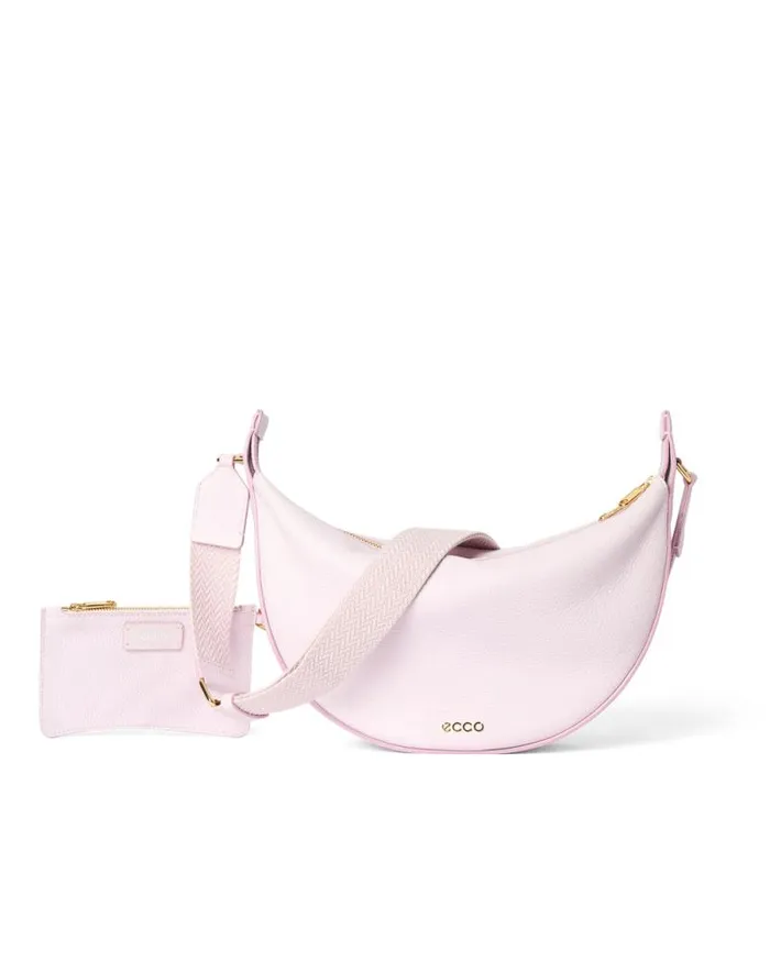Ecco Crossbody and Shoulder Bags Bags and Accessories ECCO Fortune Pebbled Pink Ecco Crossbody and Shoulder Bags Bags and Accessories ECCO Fortune Pebbled Pink