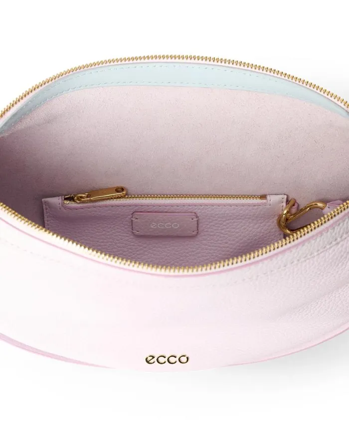 Ecco Crossbody and Shoulder Bags Bags and Accessories ECCO Fortune Pebbled Pink Ecco Crossbody and Shoulder Bags Bags and Accessories ECCO Fortune Pebbled Pink