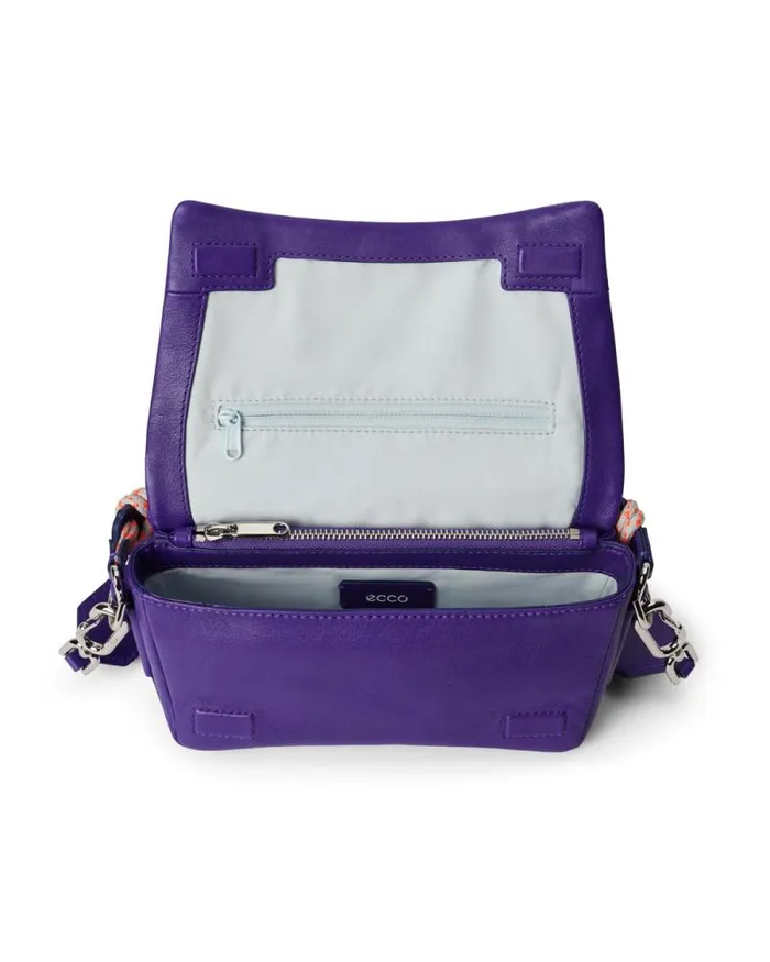 Ecco Crossbody and Shoulder Bags Bags and Accessories ECCO Pinch Medium Soft Smooth Purple Ecco Crossbody and Shoulder Bags Bags and Accessories ECCO Pinch Medium Soft Smooth Purple
